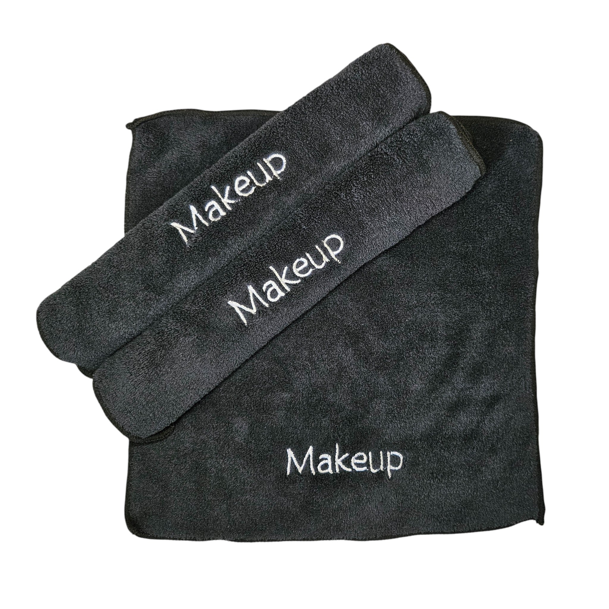 A soft, eco-friendly ESQ Skincare Clean Slate™ Microfiber Cloth in a neutral tone, neatly folded beside a skincare routine setup, highlighting its gentle, reusable, and sustainable design for effortless makeup removal. 🌿✨