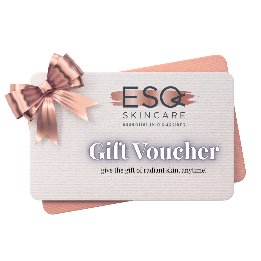 ESQ Skincare gift voucher for ESQ skincare products