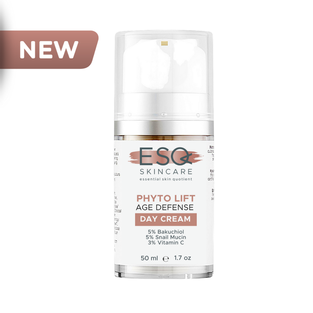 ESQ Skincare Phyto Lift Age Defense Day Cream with Bakuchiol and Vitamin C