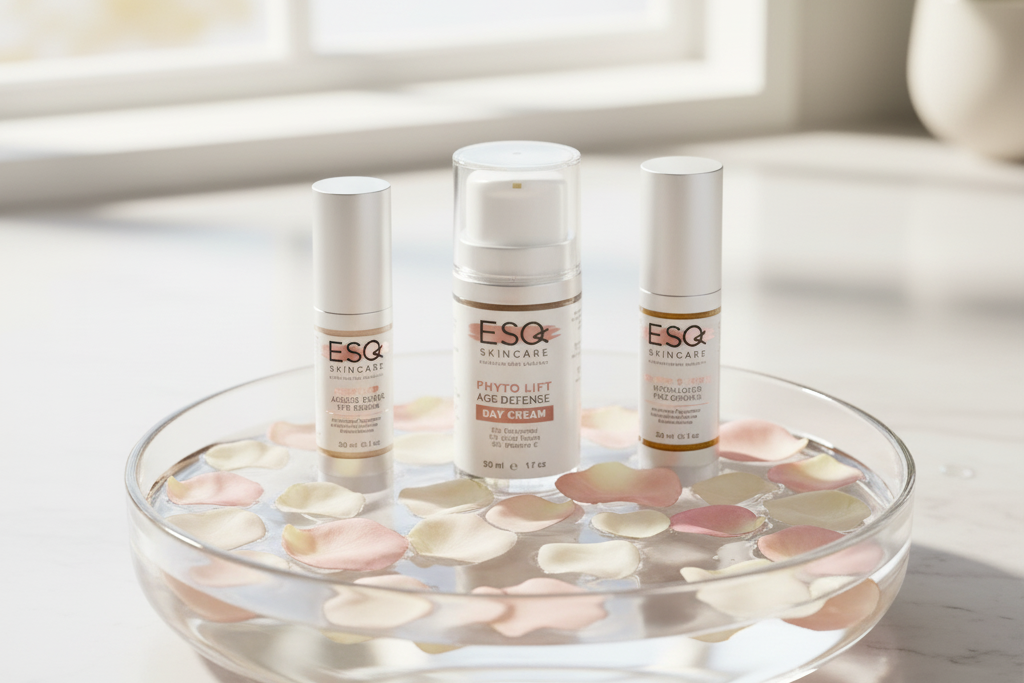 ESQ Skincare peptide infused skincare set
